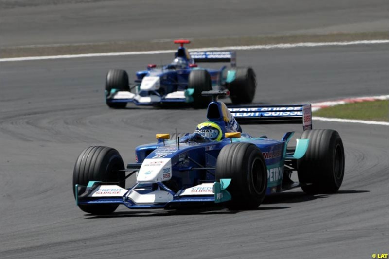 2002 European Grand Prix - Race. Nurburgring, Germany. 23rd June 2002
