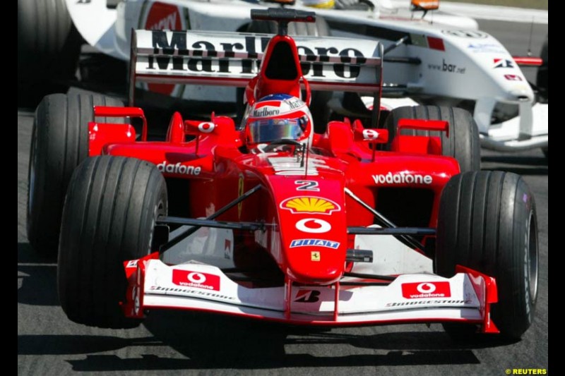 2002 European Grand Prix - Race. Nurburgring, Germany. 23rd June 2002