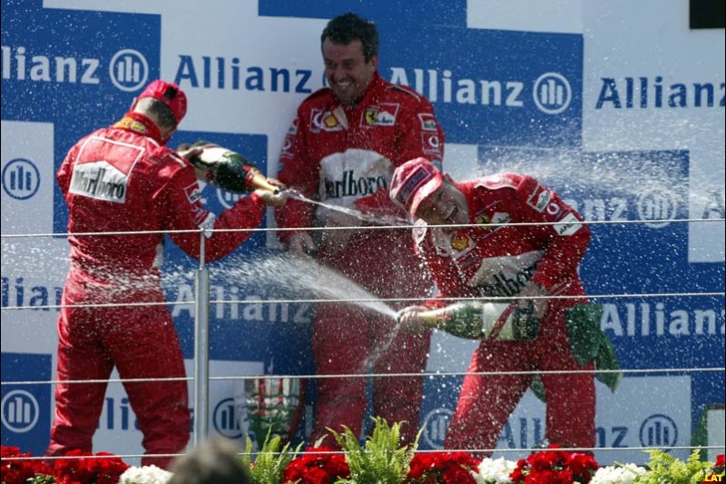 2002 European Grand Prix - Race. Nurburgring, Germany. 23rd June 2002