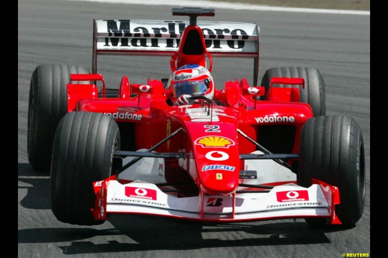 2002 European Grand Prix - Race. Nurburgring, Germany. 23rd June 2002