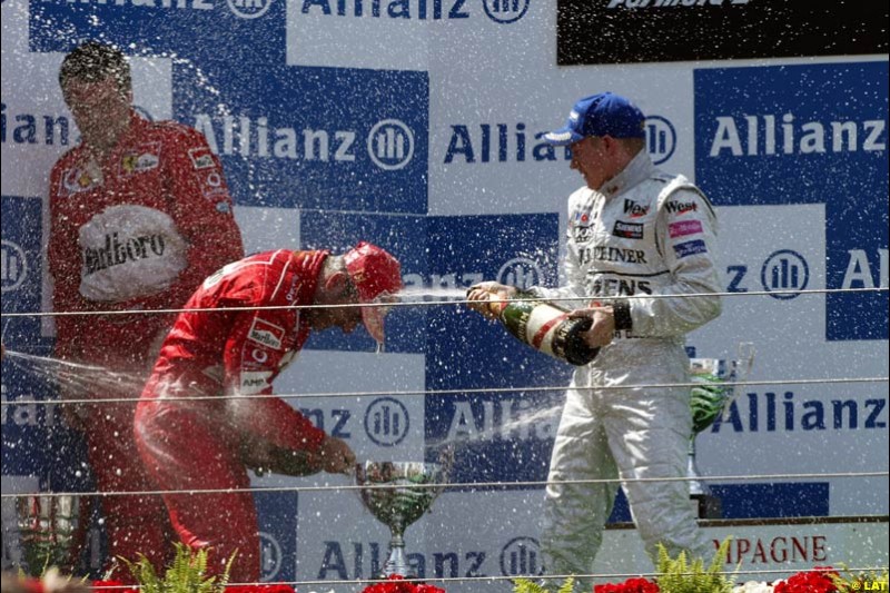 2002 European Grand Prix - Race. Nurburgring, Germany. 23rd June 2002