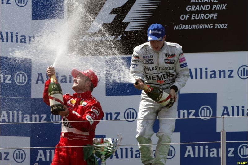 2002 European Grand Prix - Race. Nurburgring, Germany. 23rd June 2002