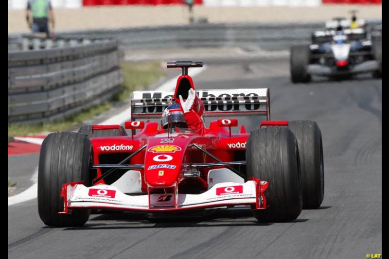 2002 European Grand Prix - Race. Nurburgring, Germany. 23rd June 2002