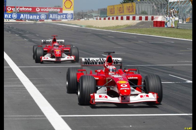 2002 European Grand Prix - Race. Nurburgring, Germany. 23rd June 2002