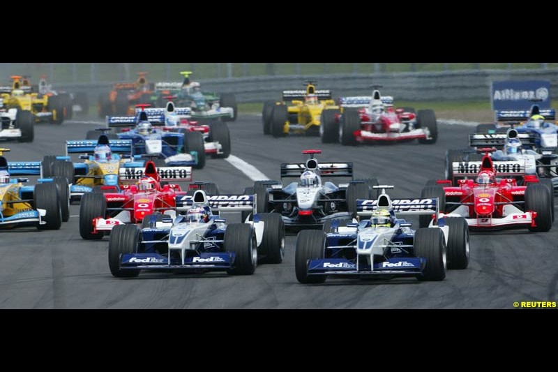 2002 European Grand Prix - Race. Nurburgring, Germany. 23rd June 2002