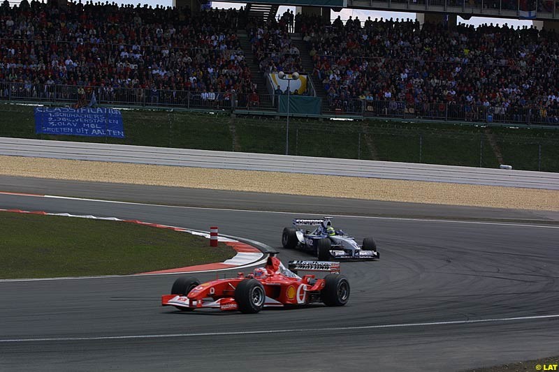 2002 European Grand Prix - Race. Nurburgring, Germany. 23rd June 2002
