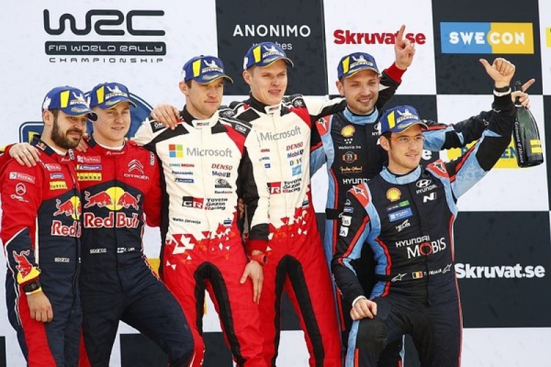 Ott Tanak takes World Rally Championship lead with Sweden win