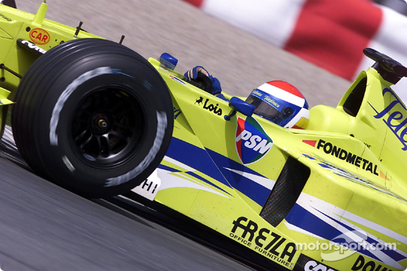Marc Gene making best, Minardi