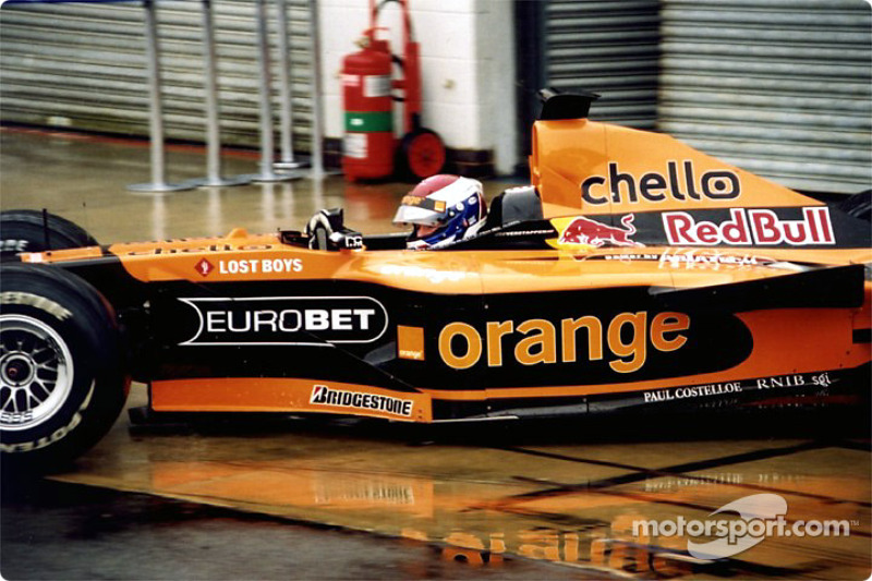 Jos Verstappen in de pits