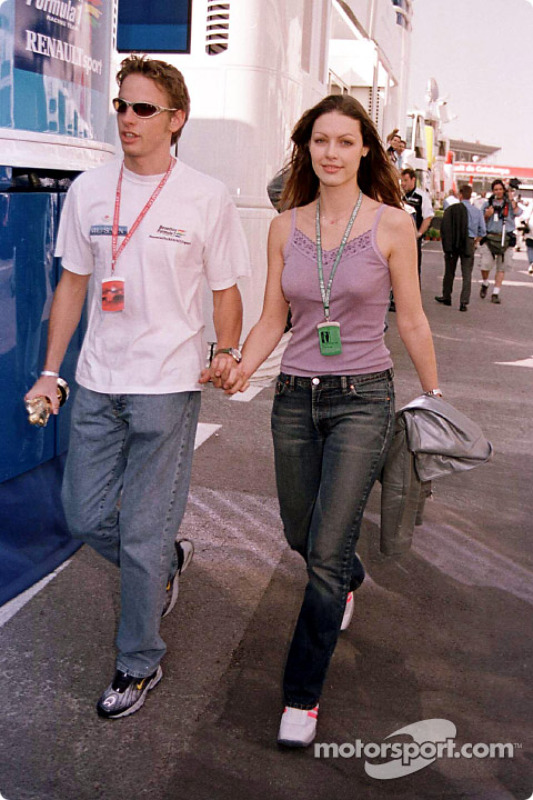 Jenson Button et sa petite amie Louise