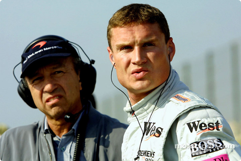 Joe Ramirez mit David Coulthard, McLaren