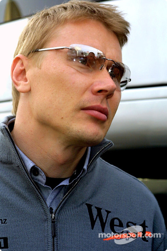 Mika Hakkinen, after the race