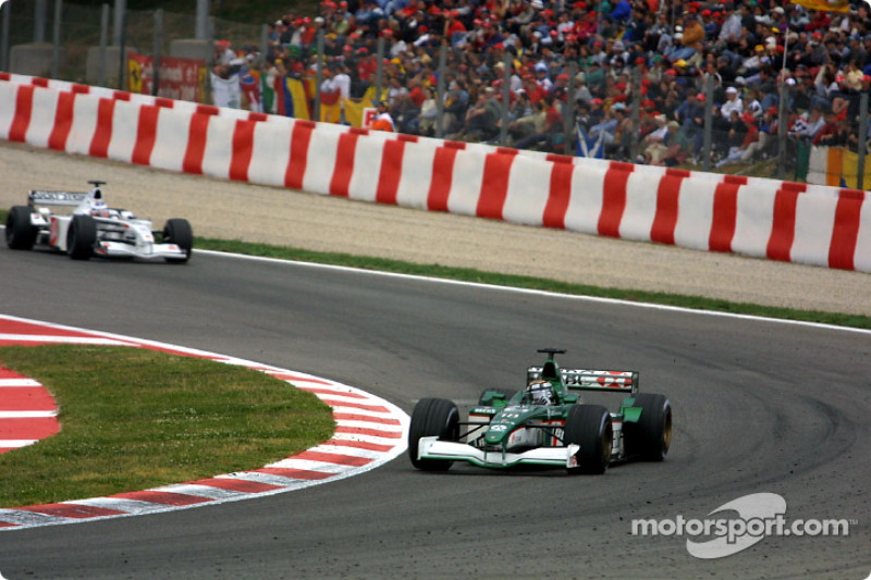 Eddie Irvine y Olivier Panis