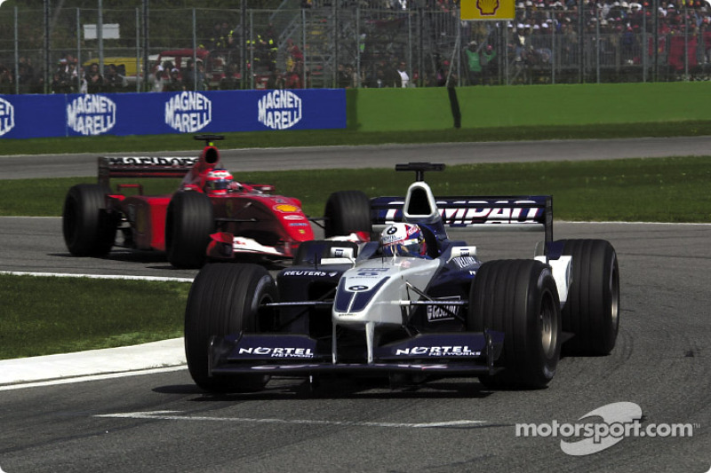 Juan Pablo Montoya y Rubens Barrichello