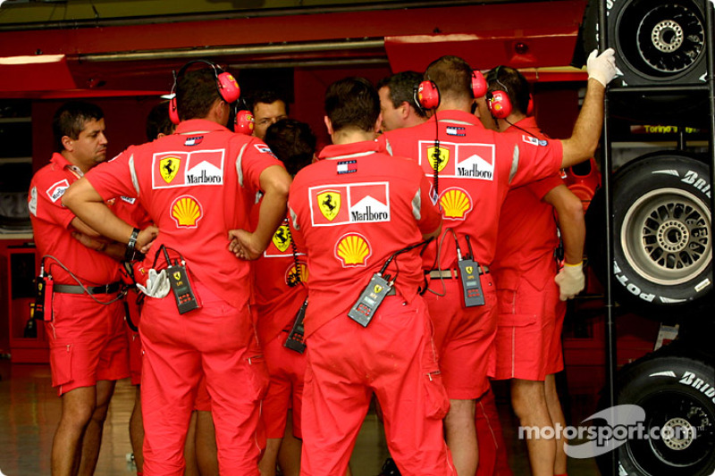 Ferrari briefing