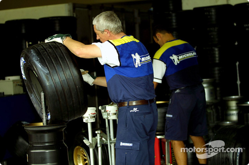 Michelin preparing tires