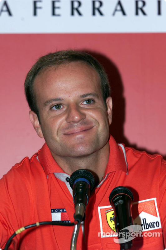 Marlboro Press Conference: Rubens Barrichello