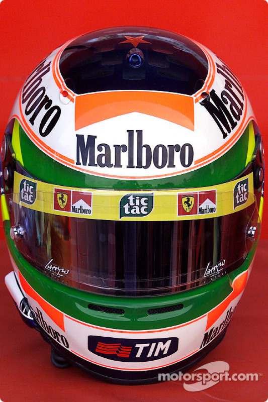 Rubens Barrichello helmet special Brazilian GP edition