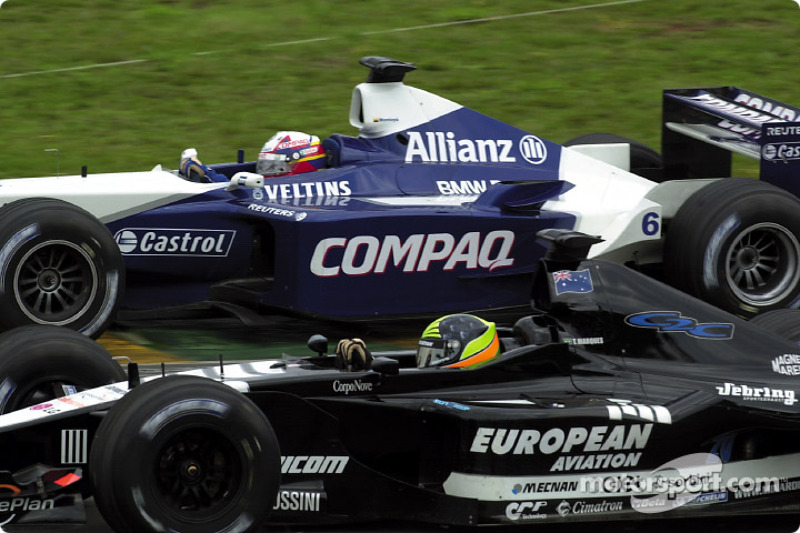 Juan Pablo Montoya and Tarso Marques