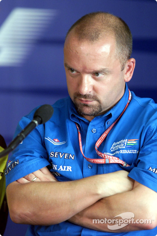 Benetton technical director Mike Gascoyne