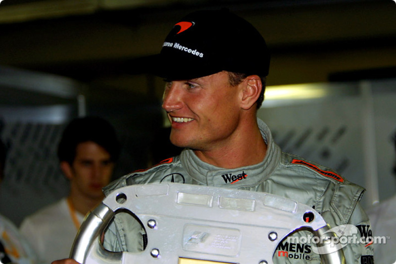 Trophée spécial pour David Coulthard