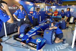 Team Prost pit