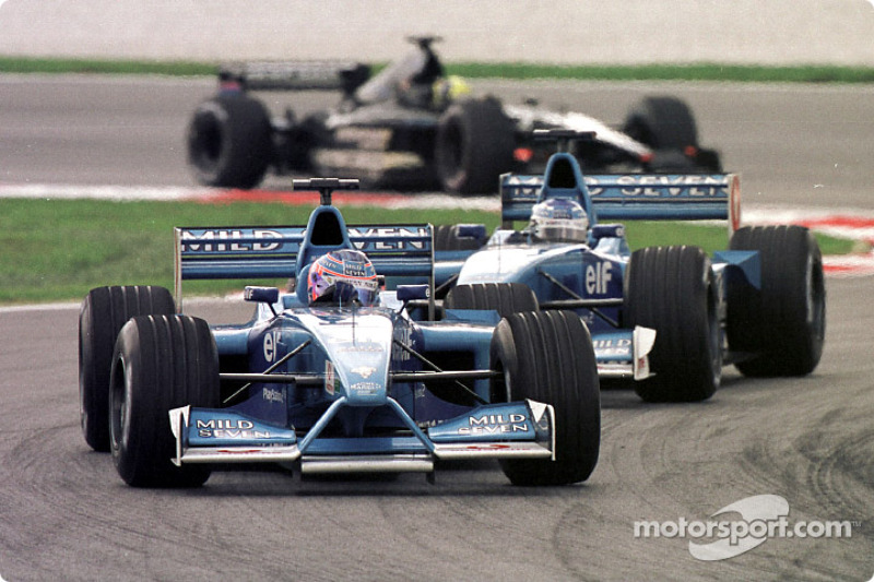 Button et Fisichella au GP de Malaisie