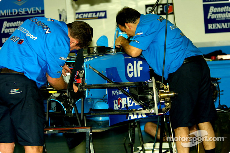 Trabajando en el Benetton