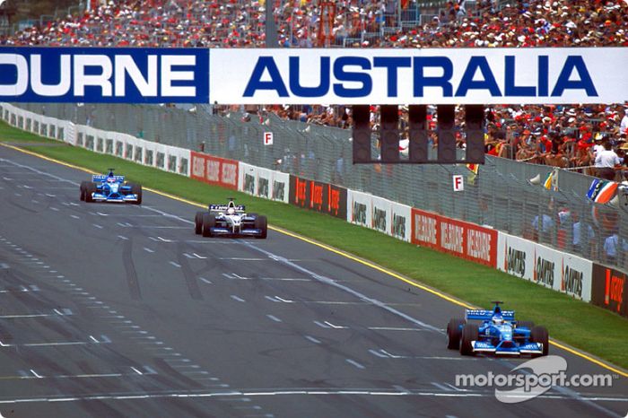 Fisichella, Montoya y Button