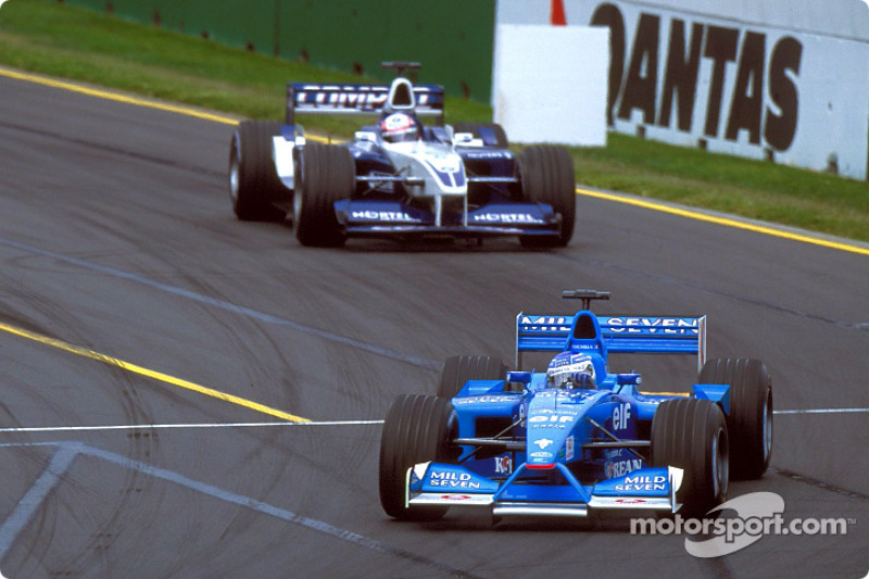 Giancarlo Fisichella and Juan Pablo Montoya