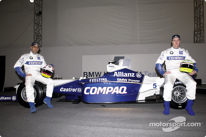 Juan Pablo Montoya and Ralf Schumacher