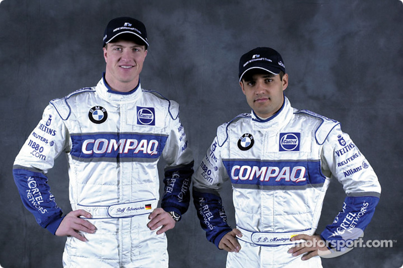 Ralf Schumacher et Juan Pablo Montoya