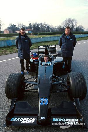 Paul Stoddart, Fernando Alonso y Gian Carlo Minardi