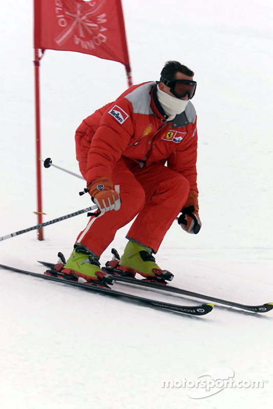 Michael Schumacher en el Slalom Gigante
