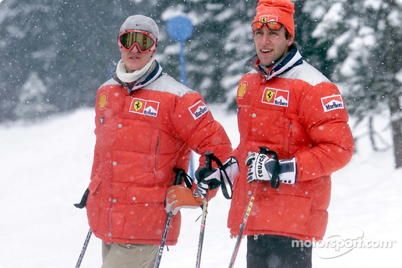 Michael Schumacher et Luca Badoer