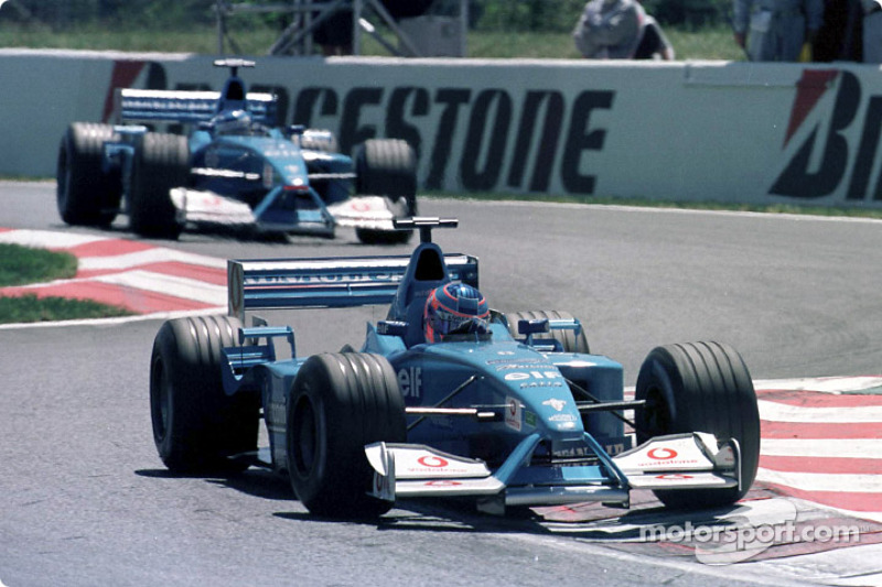 Jenson Button ve Giancarlo Fisichella