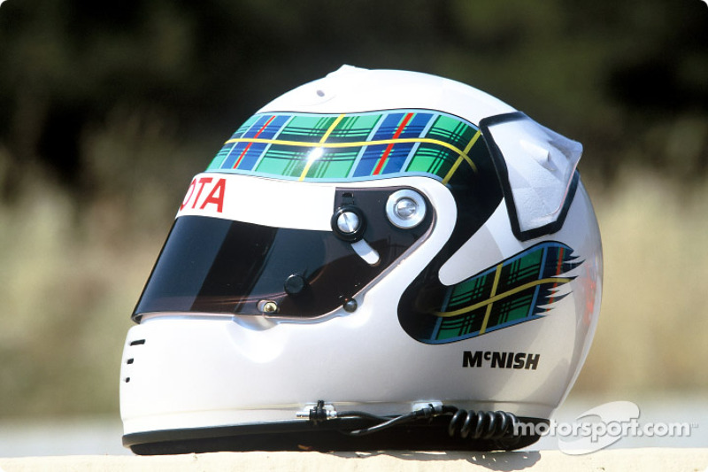 Casco de Allan McNish