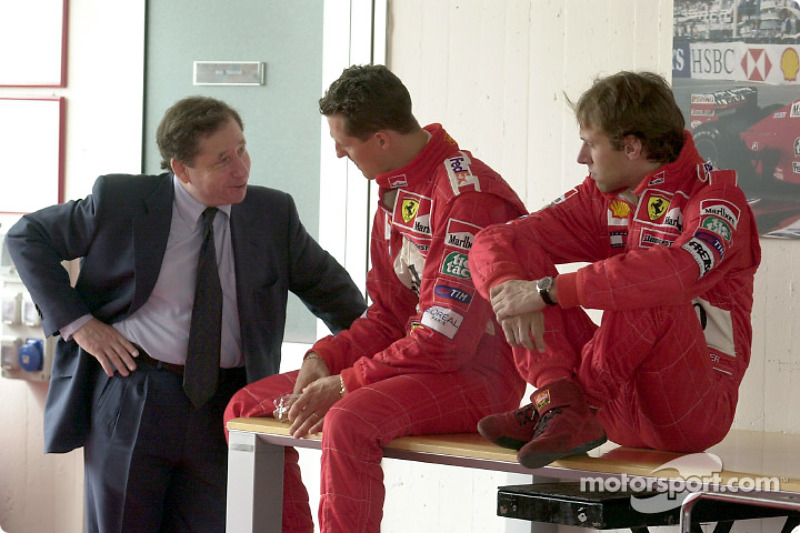Jean Todt, Michael Schumacher ve Luca Badoer