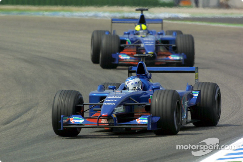 Jean Alesi et Luciano Burti