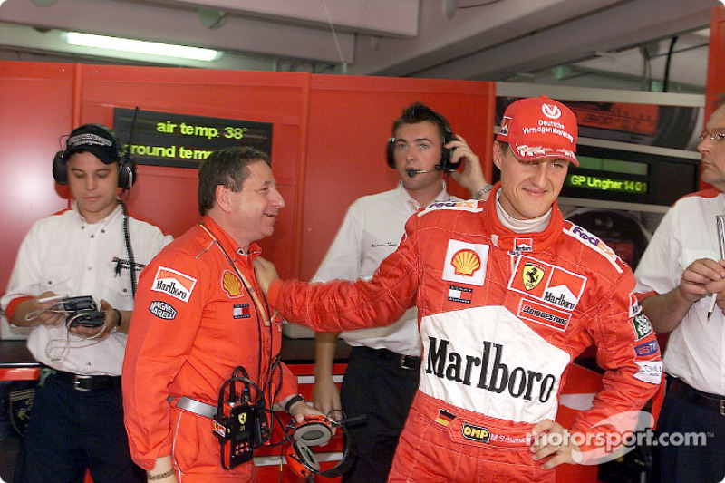 Jean Todt and Michael Schumacher