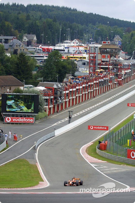 Jos Verstappen dans l'Eau Rouge