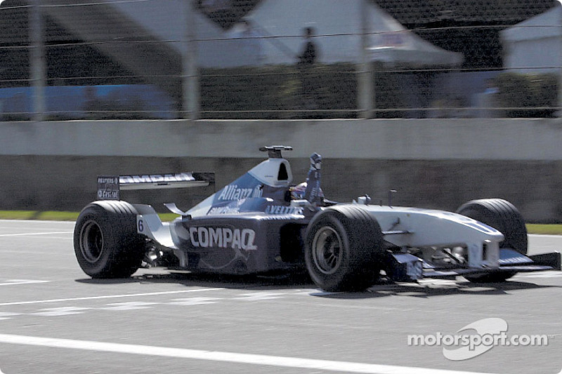 Race winner Juan Pablo Montoya