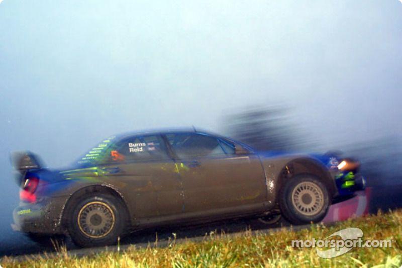 Ричард Бёрнс и Роберт Рид, Subaru WRT, Ралли Великобритания 2001 года