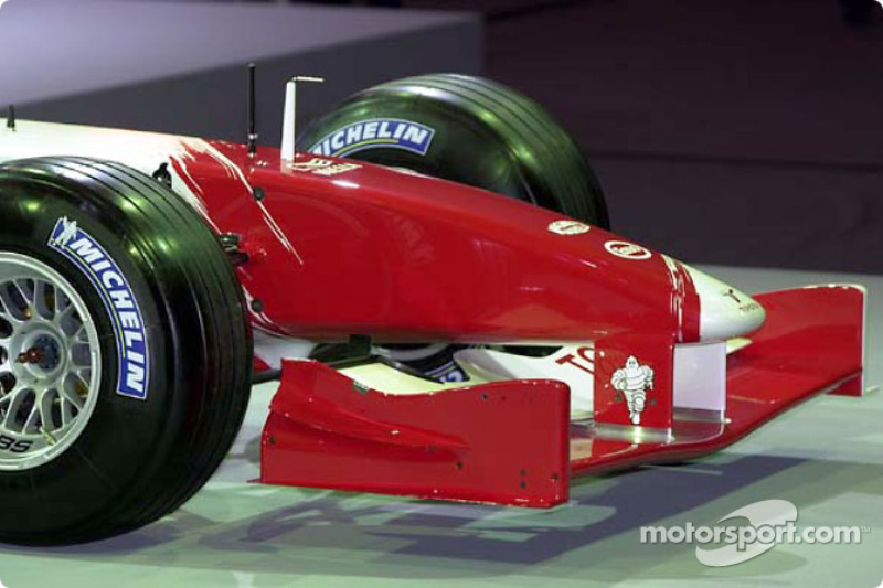 Front nose of the Toyota TF102