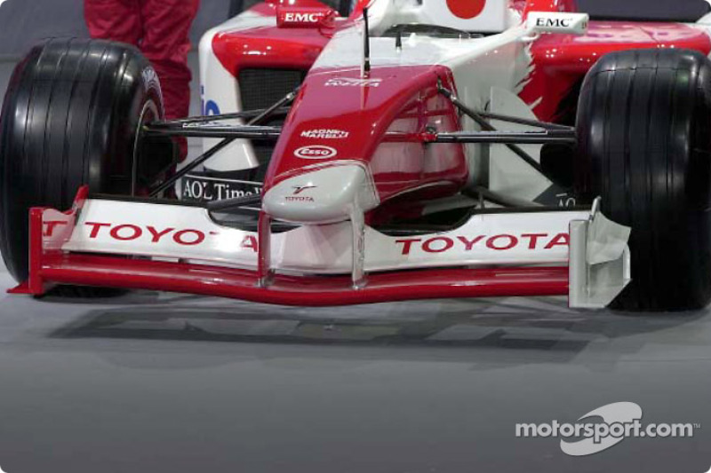 Front view of the Toyota TF102