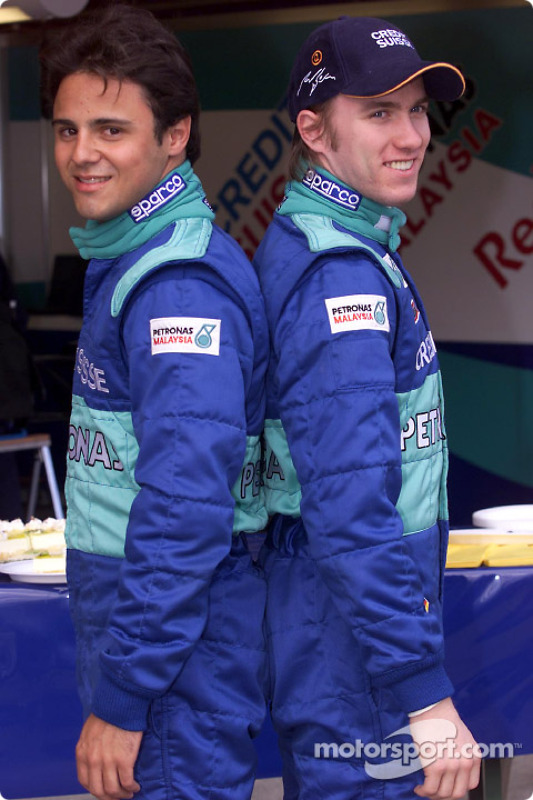 Felipe Massa and Nick Heidfeld