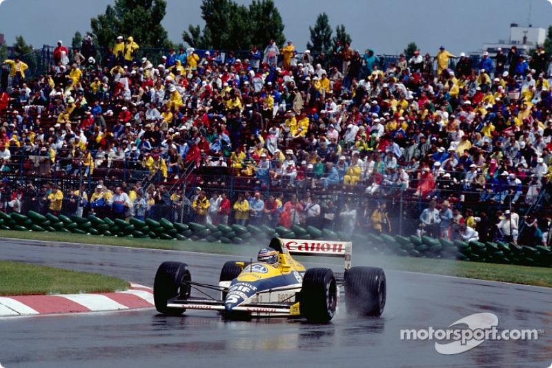 Thierry Boutsen en un Williams-Renault