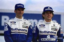 Damon Hill e Ayrton Senna