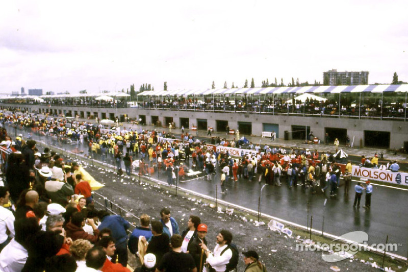 The starting grid