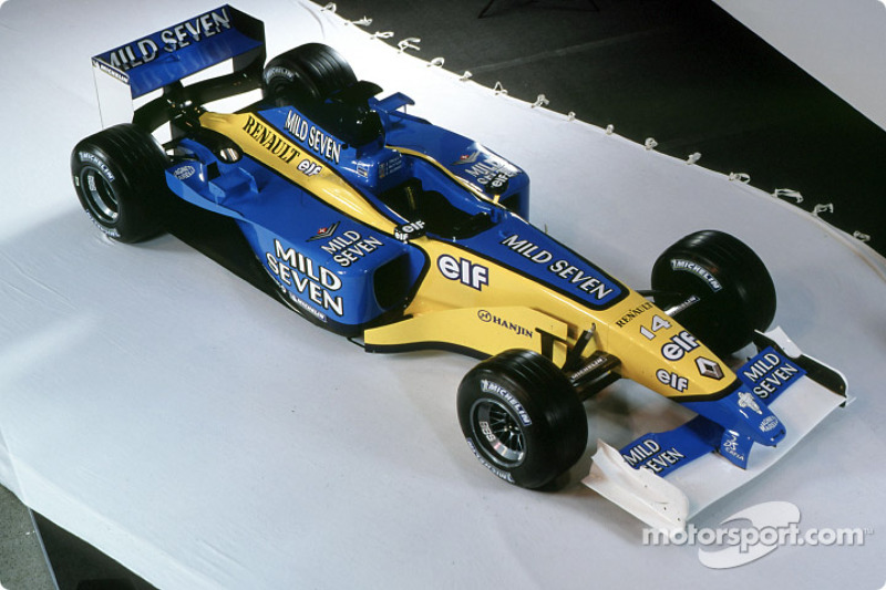 The new 2002 Mild Seven Renault F1 R202